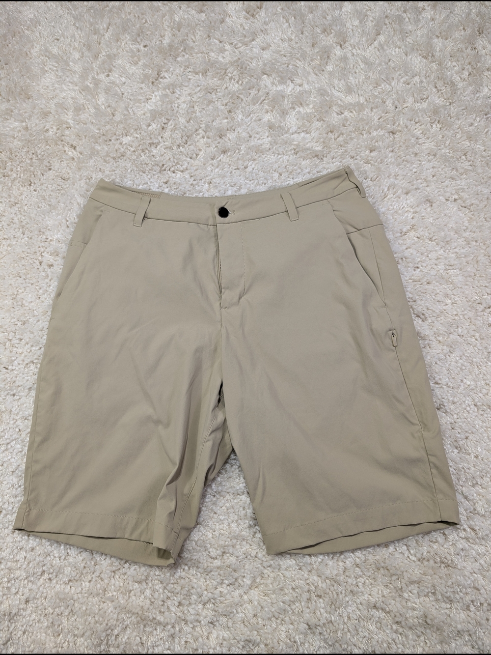 lululemon athletica Beige Hybrid Performance Shorts